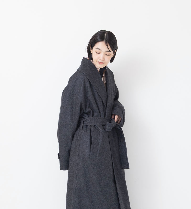 名作！トリココムデギャルソン ショールカラーPコート ウール VC-2793<br>ショールカラーコート - すべての商品 - Veritecoeur