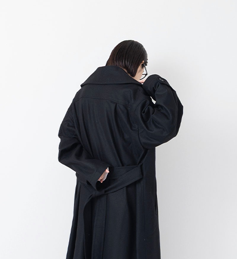 超美品 トリコ コムデギャルソン　変形 ヘリンボーン ショート ウール コート ウールカシミヤグレンチェック ショートコート | maison TOMORROWLAND