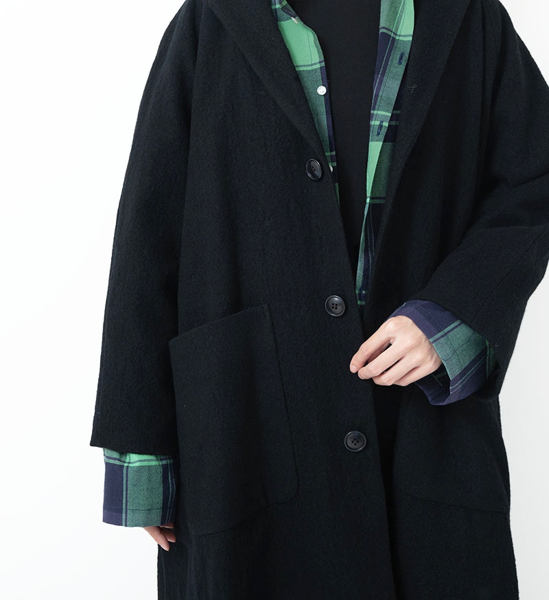 美品24年製Veritecoeur【6.1万】ST-146 ウールロングコート SALE】<br>ST-146<br>コート - Back Number Sale - Veritecoeur