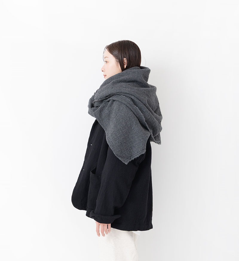 Veritecoeur ヴェリテクール ウールカシミヤマフラー　ストール Veritecoeur ヴェリテクール ST-162 ストール