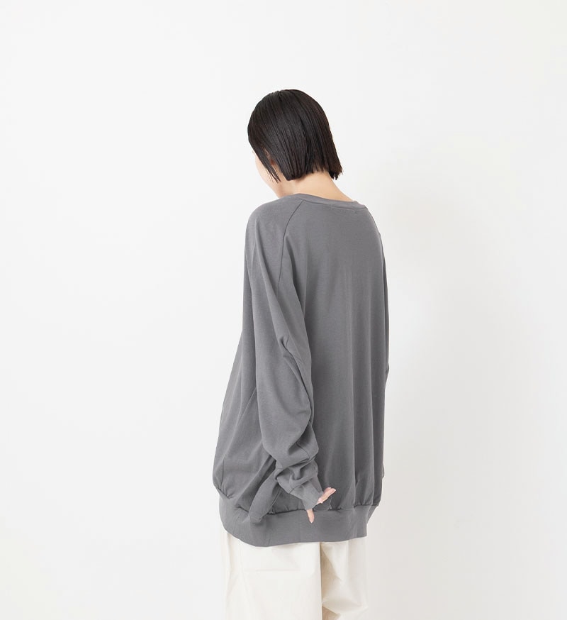 saint グレー ロングスリーブカットソー　本物 ドライロングスリーブTシャツ 4.4オンス 00304-ALT（L）（グレー）の卸