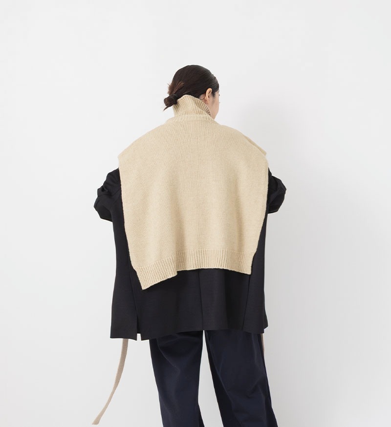【SALE】【12/3(水)21:00より販売】<br>NT-117 タートルニットベスト