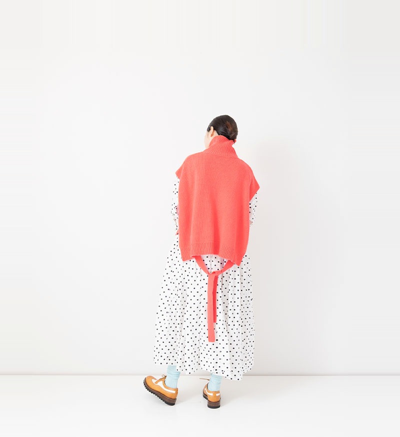 【SALE】【12/3(水)21:00より販売】<br>NT-117 タートルニットベスト