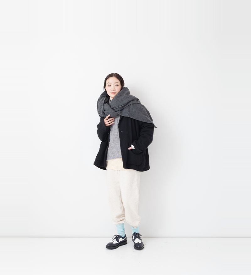 062022 77circa リメイク ウール ジャケット 77circa（ナナナナサーカ） 77circa 77サーカ make cutback wide tweed