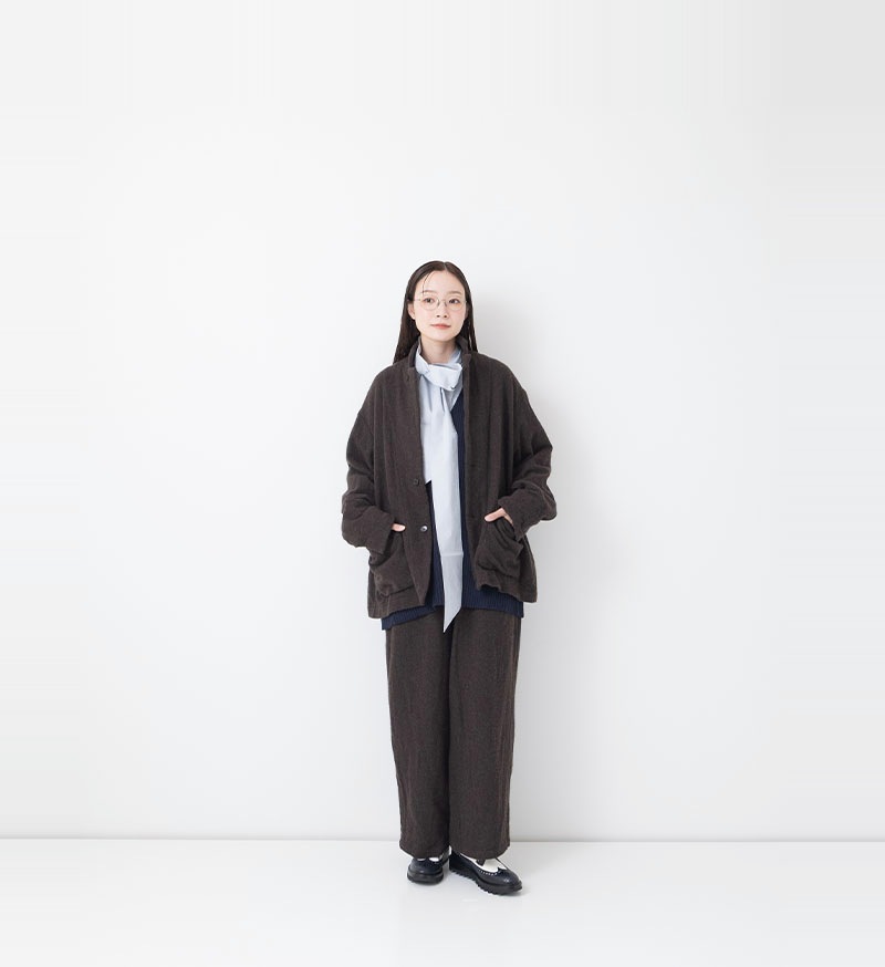 VC-2798<br>ウールタックパンツ - COLLECTION - Veritecoeur(ヴェリテ