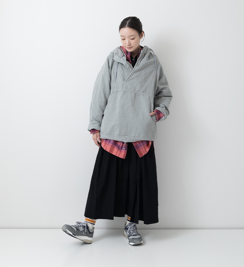 ヴェリテクール ウォッシュアウトフードプルオーバー vc-2646 SALE】<br>VC-2646<br>ウォッシュアウトフードプルオーバー - Back