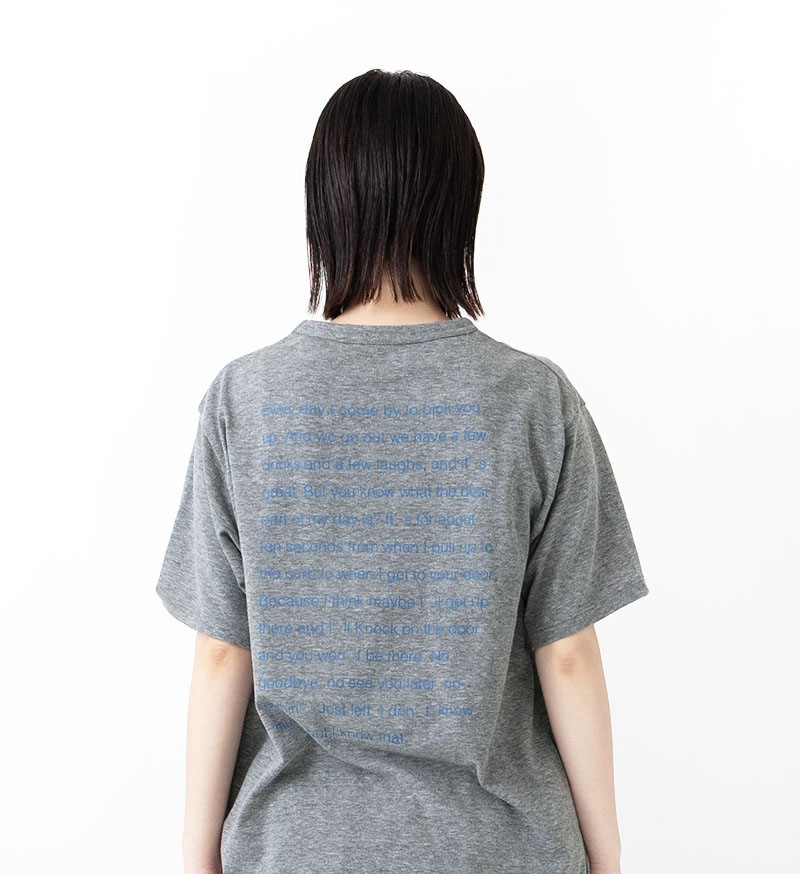 Veritecoeur VCC502 プリントTシャツ2色セット　ピンク　グレー Veritecoeur ヴェリテクール｜PRINT TEE（ピンク）［品番：VCC-502］