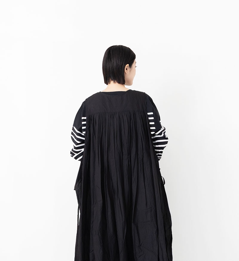 ST-065 ギャザーリボンワンピース - BASIC - Veritecoeur(ヴェリテクール)