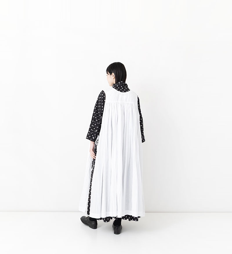 ST-065 ギャザーリボンワンピース - BASIC - Veritecoeur(ヴェリテクール)