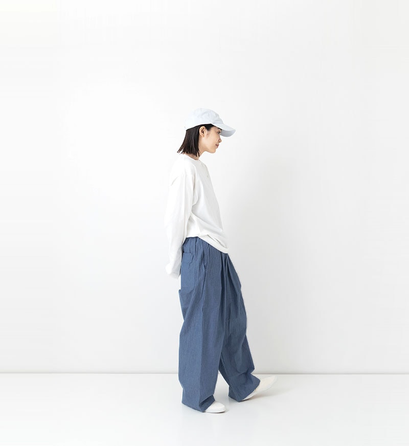 ★【SALE】<br>LTD-091<br>ボリュームタックパンツ