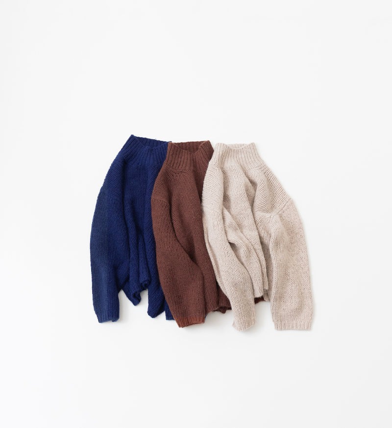 VCK-303<br>ハンドニットハイネックプルオーバー