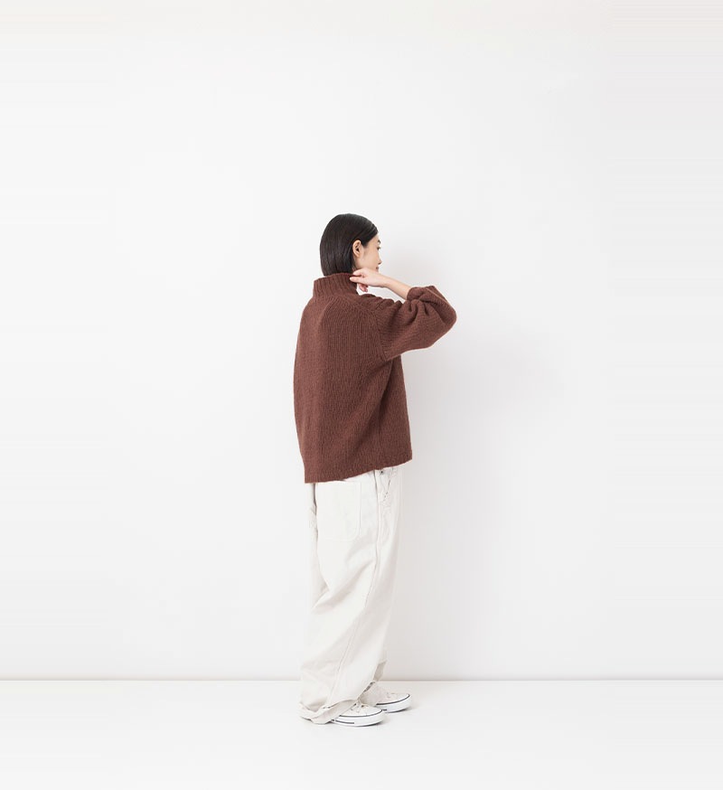 VCK-303<br>ハンドニットハイネックプルオーバー