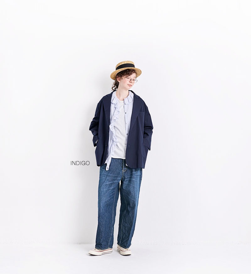 VC-2854<br>ワイドデニムパンツ - COLLECTION - Veritecoeur(ヴェリテ