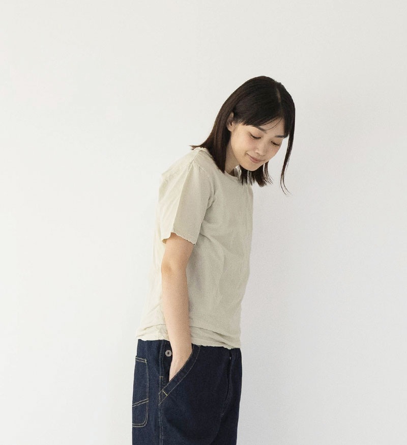 ST-067<br>強撚天竺クルーネックTee - BASIC - Veritecoeur(ヴェリテ