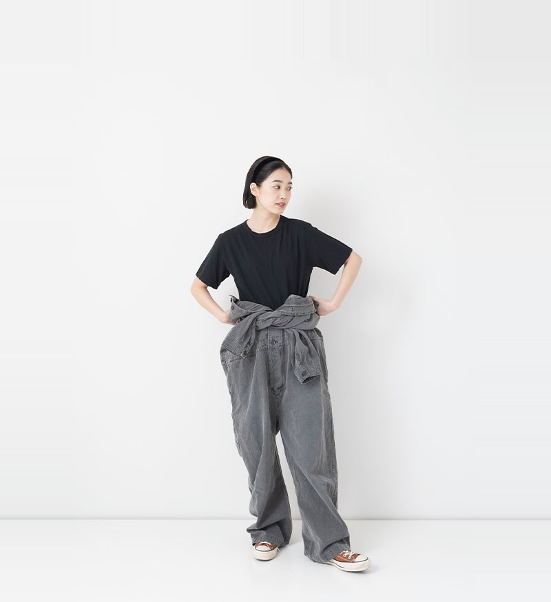 ST-067<br>強撚天竺クルーネックTee