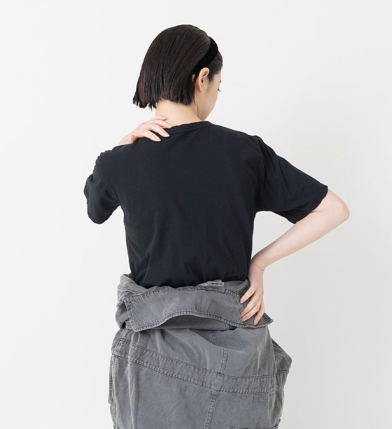 ST-067<br>強撚天竺クルーネックTee