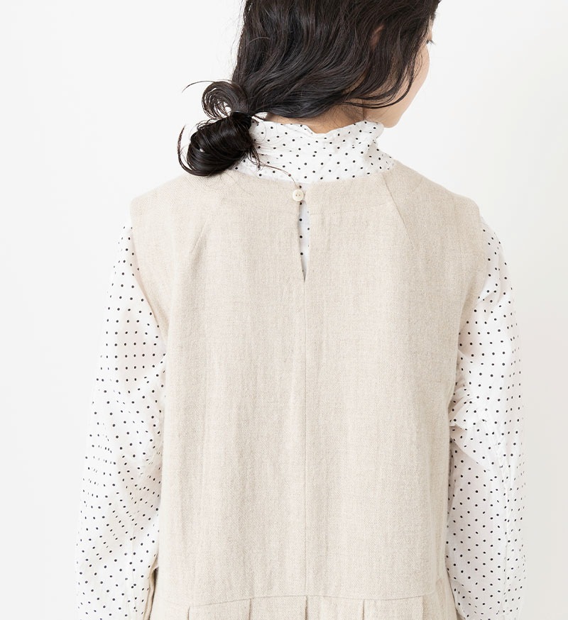 akiki ballerinaワンピース ecru re stock】ballerina/ecru - akiki