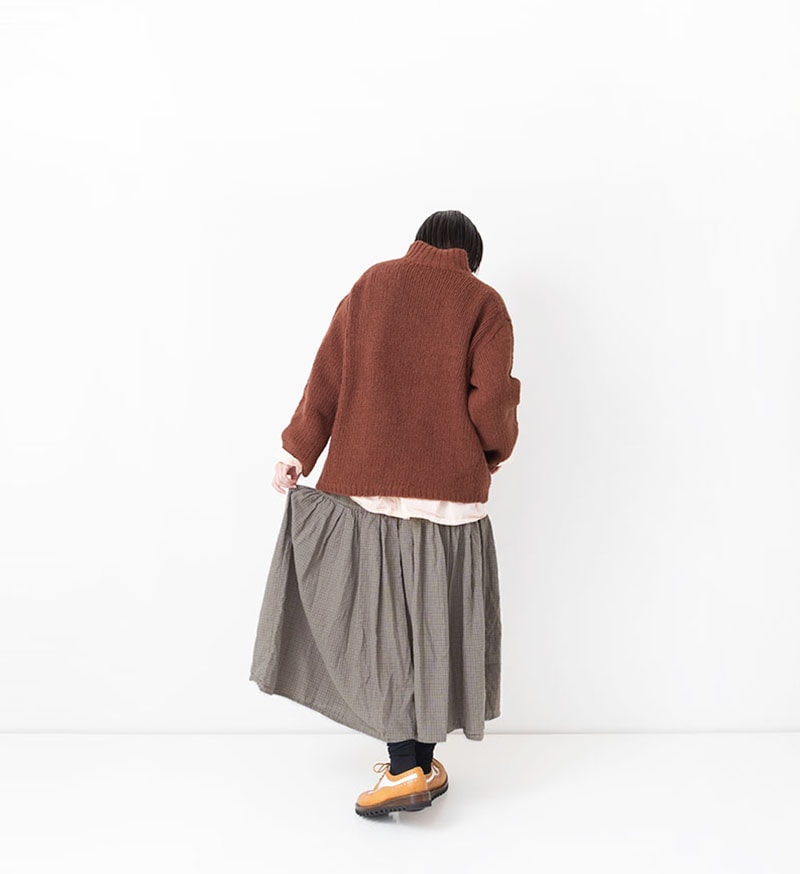 veritecoeur（ヴェリテクール）| ブロックチェックスカート Veritecoeur(ヴェリテクール)【2020ss新作】ブロックチェックスカート