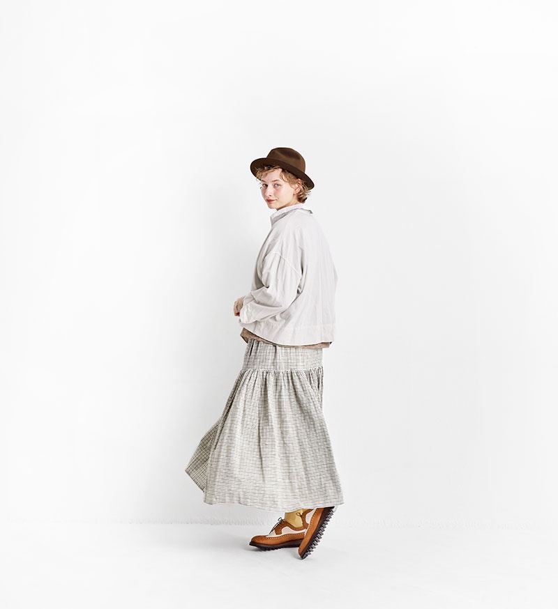 veritecoeur（ヴェリテクール）| ブロックチェックスカート Veritecoeur ブロックチェックスカート - SUSCON + RUSTIC HOUSE