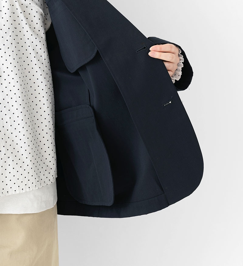 VC-2857<br>コットンギャバジンテーラードジャケット