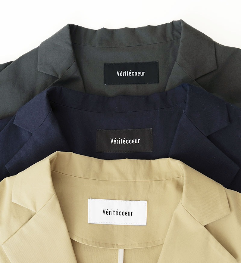 VC-2857<br>コットンギャバジンテーラードジャケット