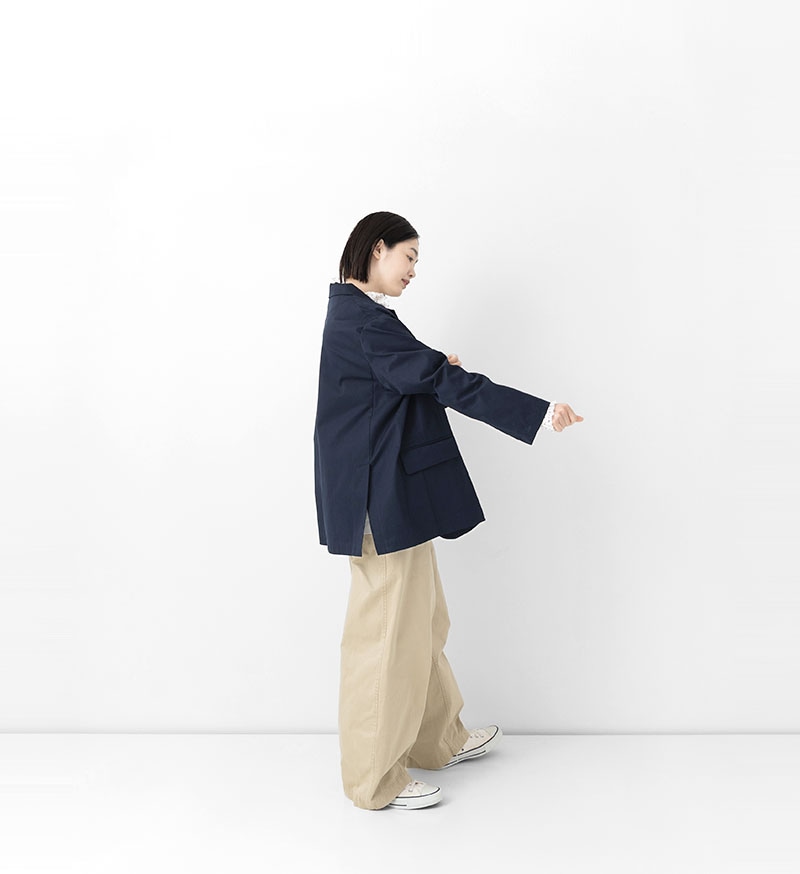 VC-2857<br>コットンギャバジンテーラードジャケット