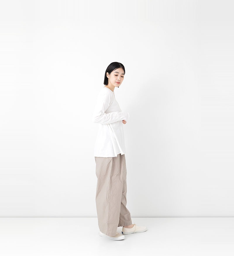 “ヴェリテクール”ユニセックスヴィンテージロングスリーブ・ベージュ・未使用品 Veritecoeur online 限定※<br>NT-075<br>ヘンリーロングスリーブ