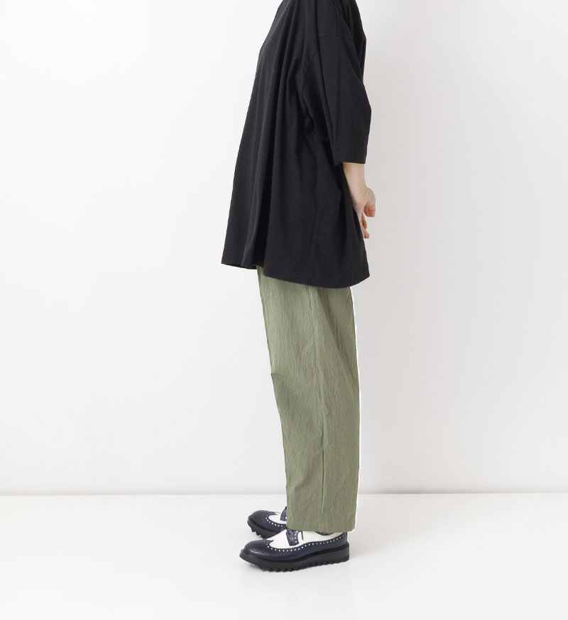 ヴェリテクール リネンワイドパンツ veritecoeur リネン ハカマパンツ
