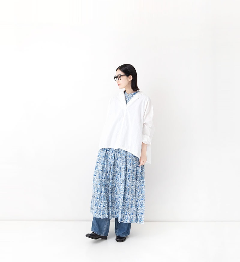 VC-2861<br>シュリンクプルオーバーシャツ - COLLECTION - Veritecoeur