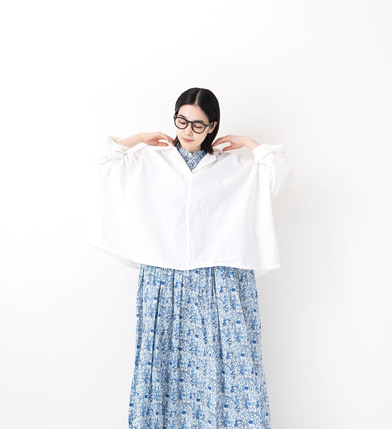 VC-2861<br>シュリンクプルオーバーシャツ - COLLECTION - Veritecoeur