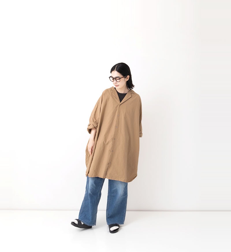 VC-2862<br>シュリンクオープンカラーシャツ - COLLECTION