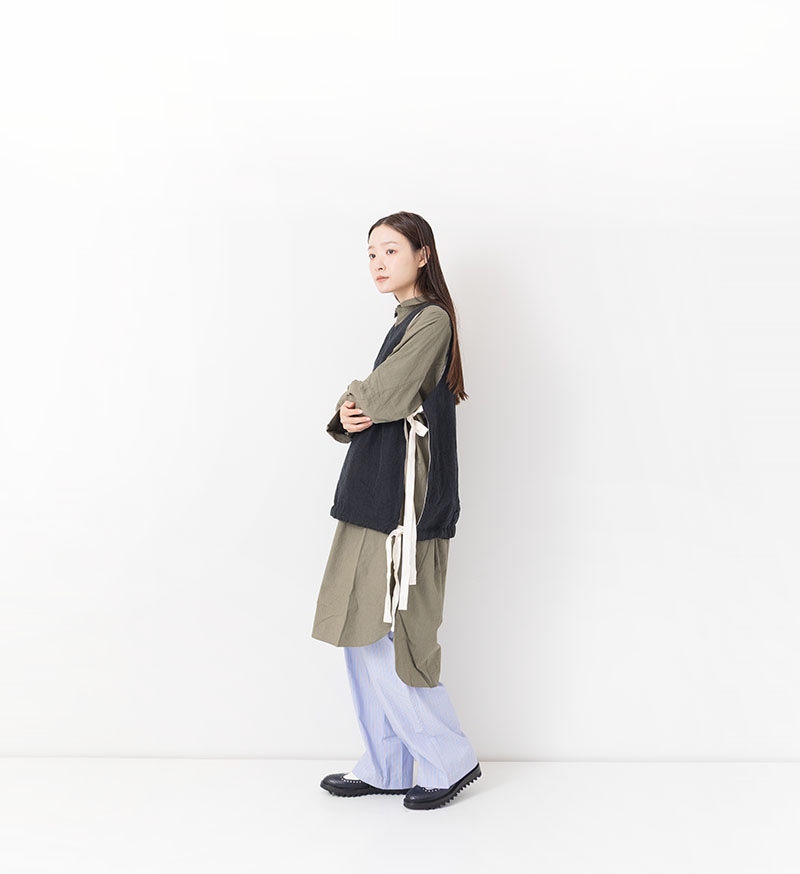 今期新品 ヴェリテクール VC2804 ウールリネンリバーシブルベスト GRAY VC-2804<br>ウールリネンリバーシブルベスト - COLLECTION