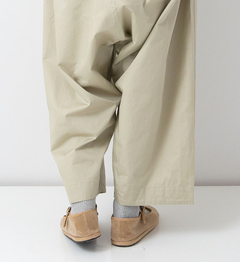 Veritecoeur/ヴェリテクール　リネンコットン別珍サルエルパンツ　F Veritecoeur (ヴェリテクール) リネンコットン別珍サルエルパンツ
