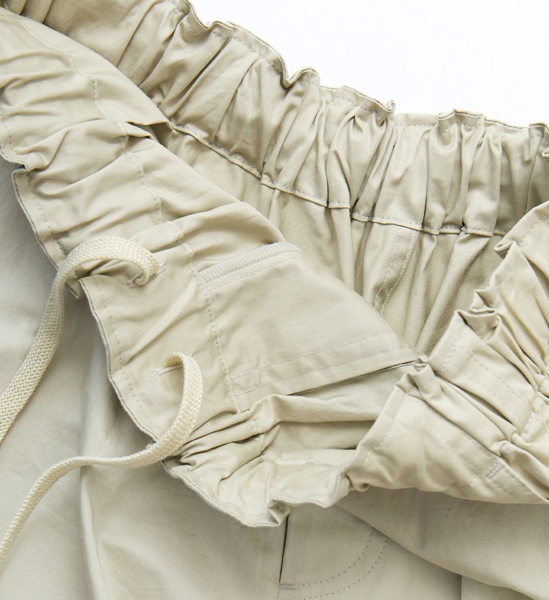 Veritecoeur/ヴェリテクール　リネンコットン別珍サルエルパンツ　F Veritecoeur (ヴェリテクール) リネンコットン別珍サルエルパンツ