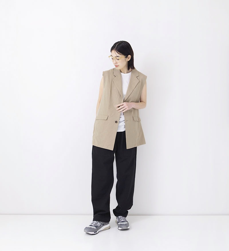 最新作の VC-2738 Veritecoeur - COLLECTION - ノースリーブジャケット トップス