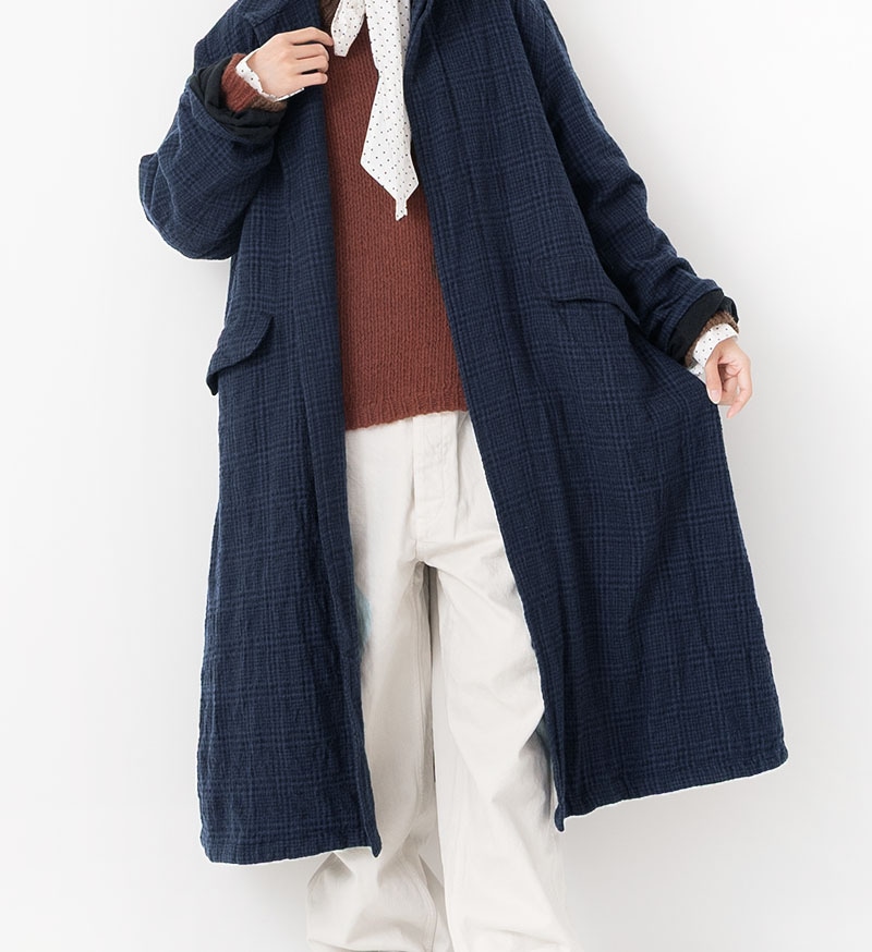 VC-2807<br>グレンチェックコート - すべての商品 - Veritecoeur