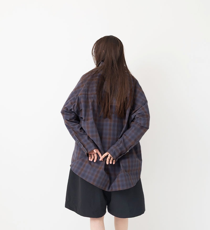 VC-2866U<br>ユニセックスオンブレチェックシャツ