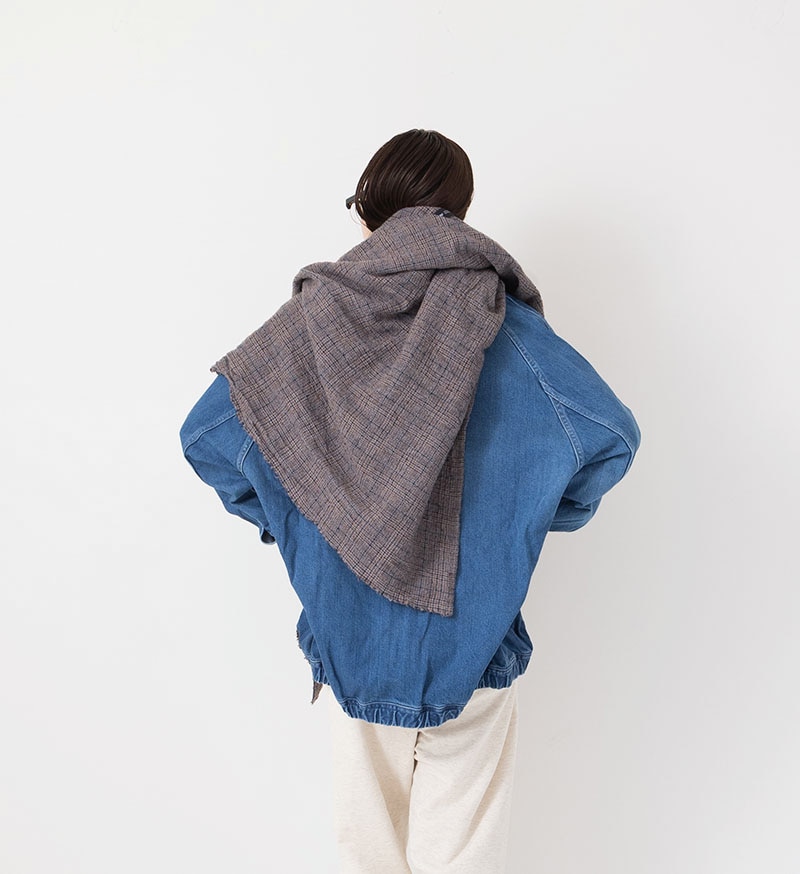 【再入荷】<br>VC-2808<br>グレンチェックストール