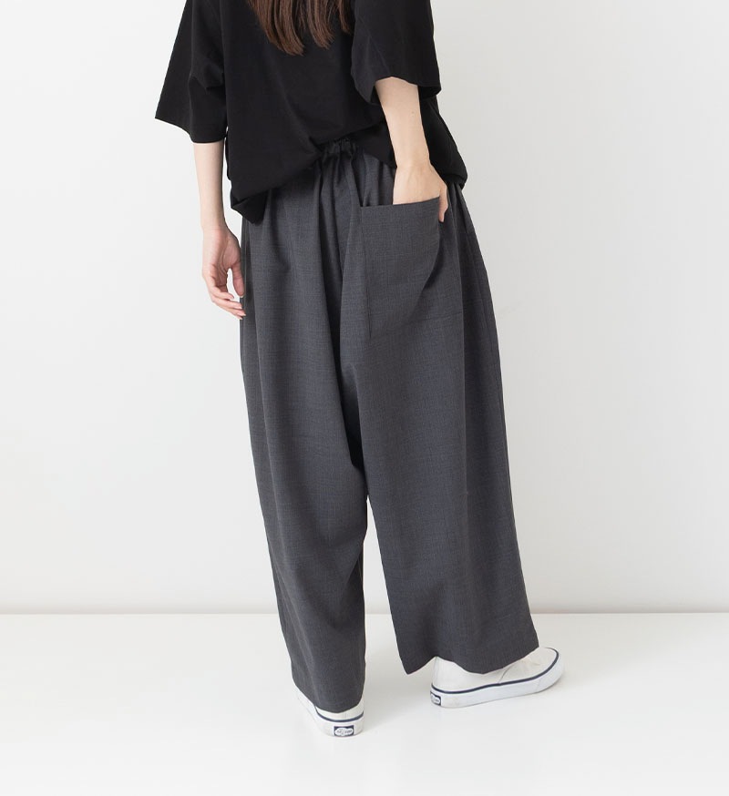 veritecoureヴェリテクール ヤク ニットパンツ VCk-119 黒 VC-2867U<br>ユニセックスイージートロパンツ - COLLECTION