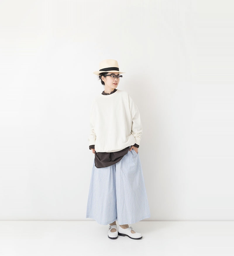 *VC-2885A<br>ワイドクロップドパンツ