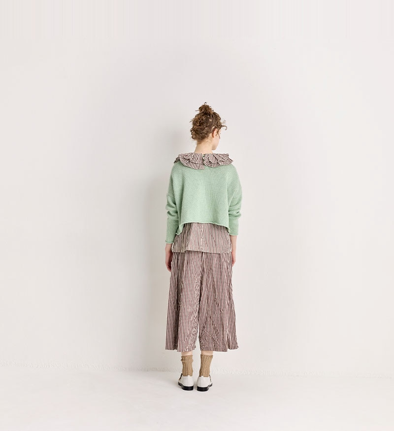 *VC-2885A<br>ワイドクロップドパンツ