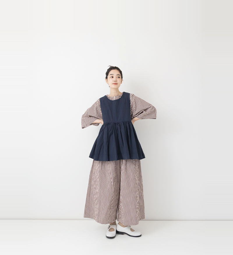 *VC-2885A<br>ワイドクロップドパンツ