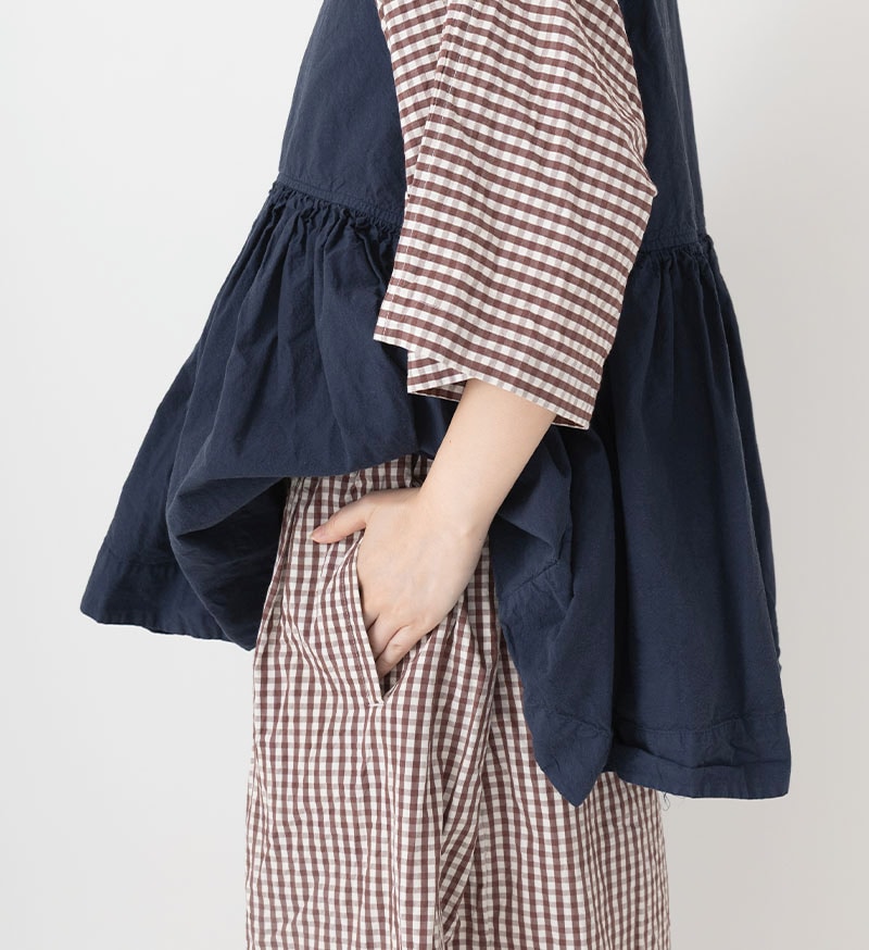 *VC-2885A<br>ワイドクロップドパンツ