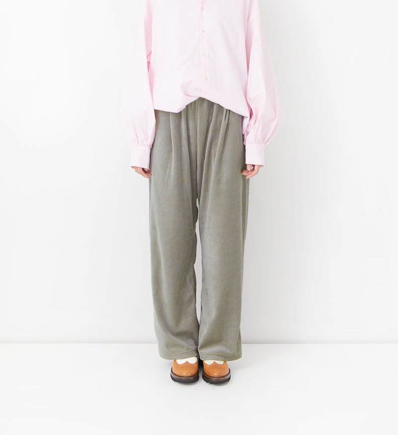 ※Veritecoeur online 限定※<br>NT-104<br>プレーティングベロアパンツ