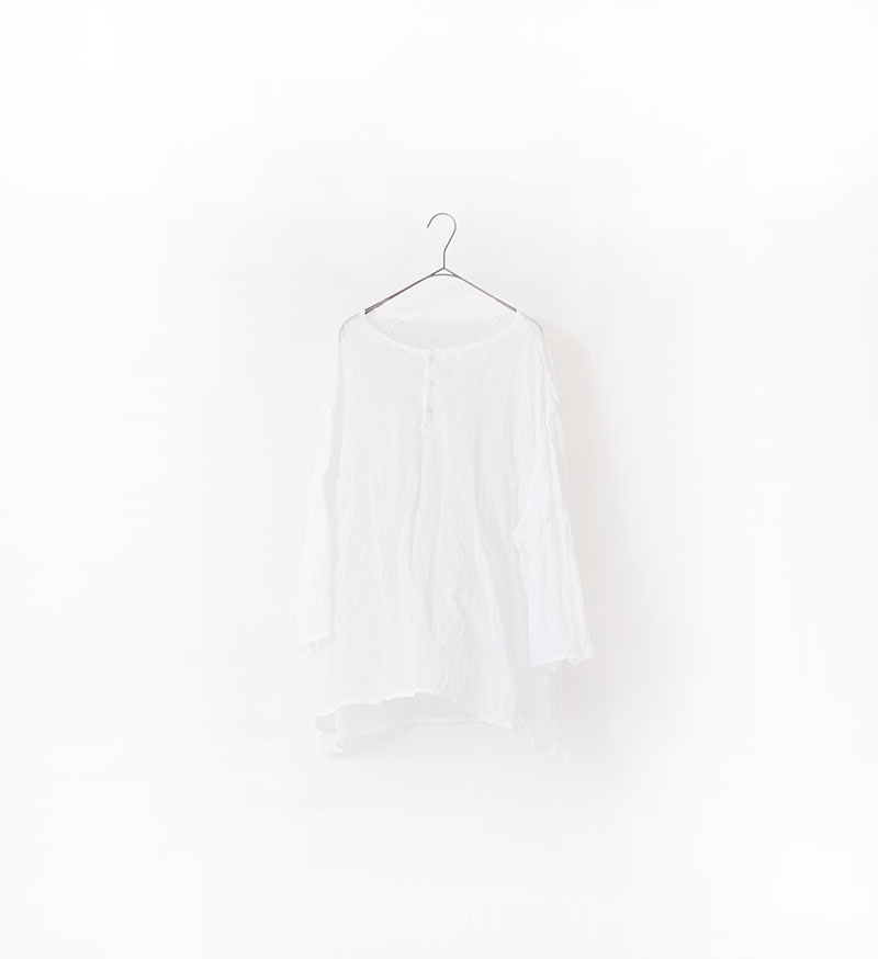 Veritecoeur ヴェリテクール　コットンリネンサロペット白 LTD-180<br>リネン3Bプルオーバー - Limited - Veritecoeur(ヴェリテ