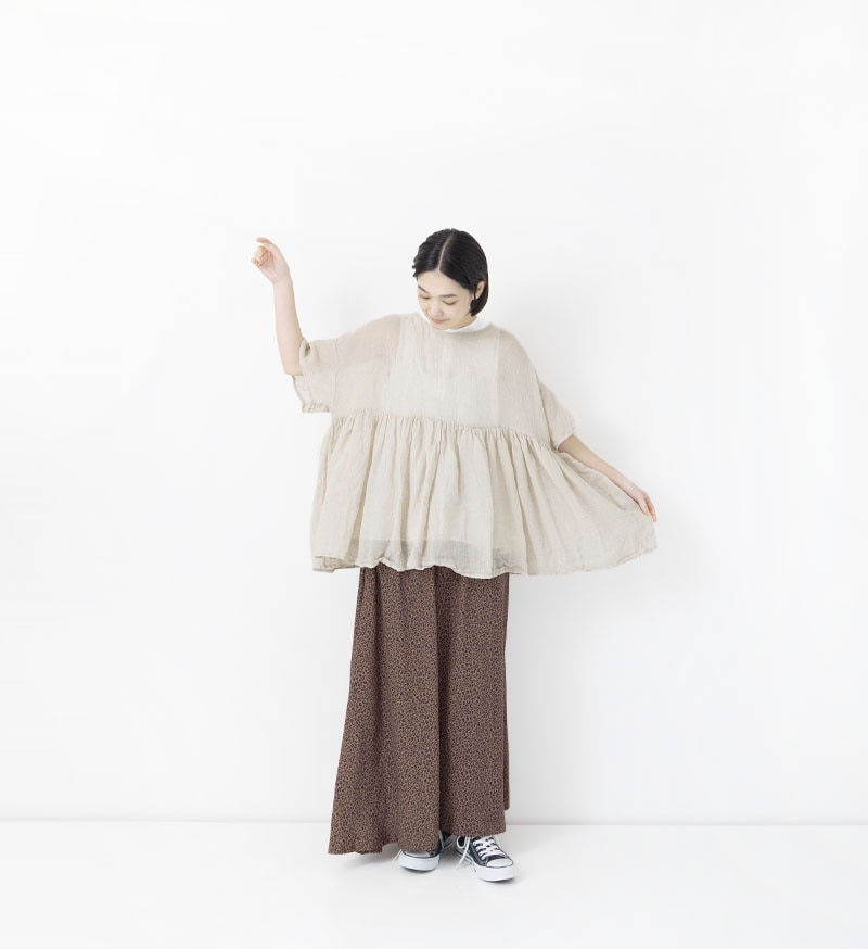 LTD-181<br>リネンギャザープルオーバー