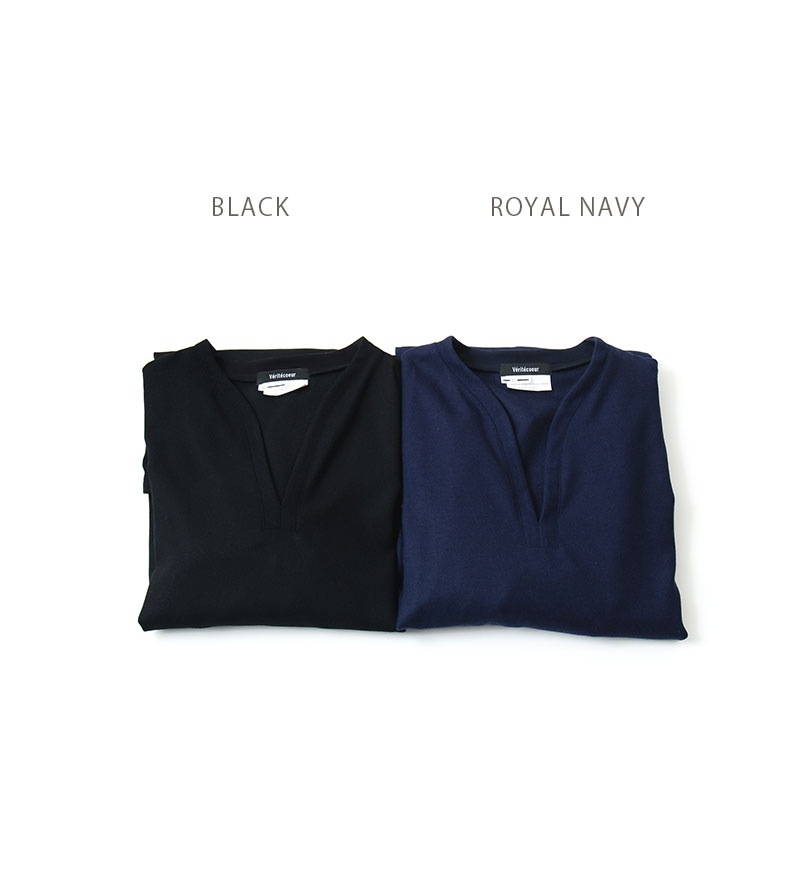 Veritecoeur Vネックリブワンピース VC-2553 SALE】<br>VC-2553<br>Vネックリブワンピース - Back Number Sale