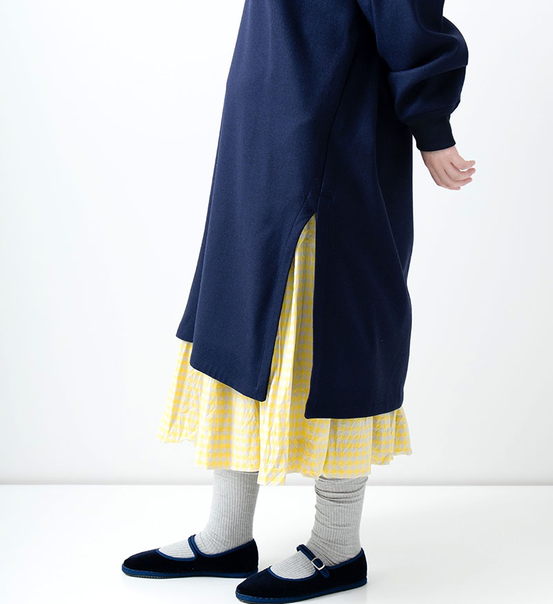 Veritecoeur Vネックリブワンピース VC-2553 SALE】<br>VC-2553<br>Vネックリブワンピース - Back Number Sale