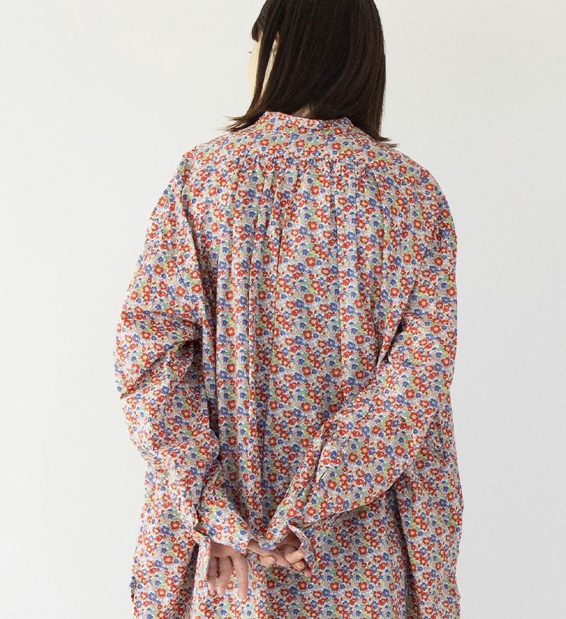 ＊VC-2754<br>リバティプリントヨークシャツ