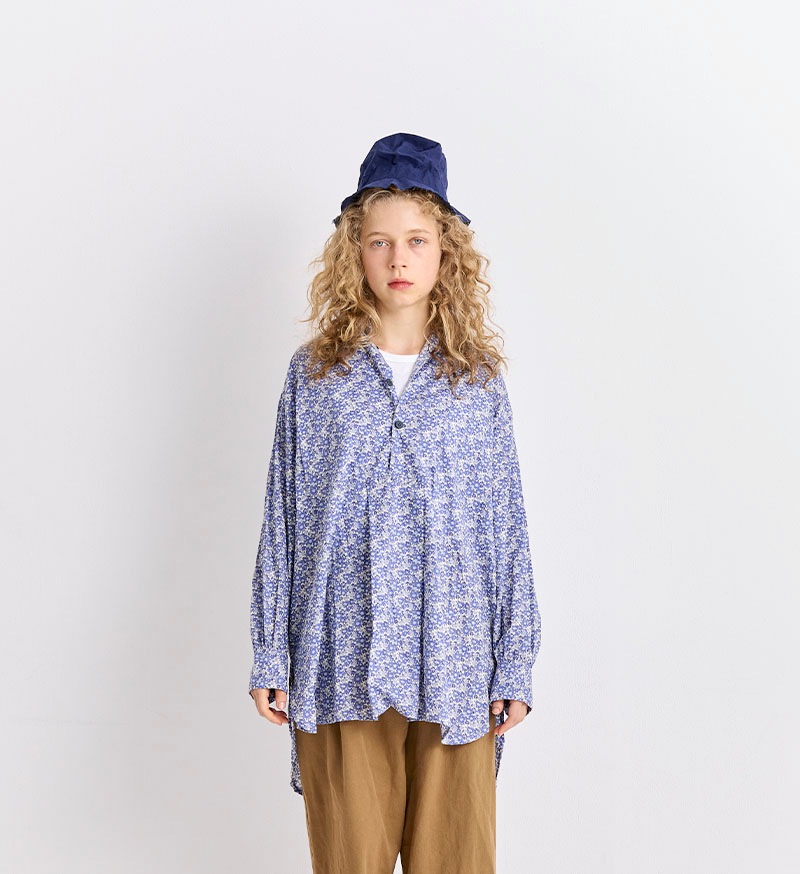 ＊VC-2754<br>リバティプリントヨークシャツ